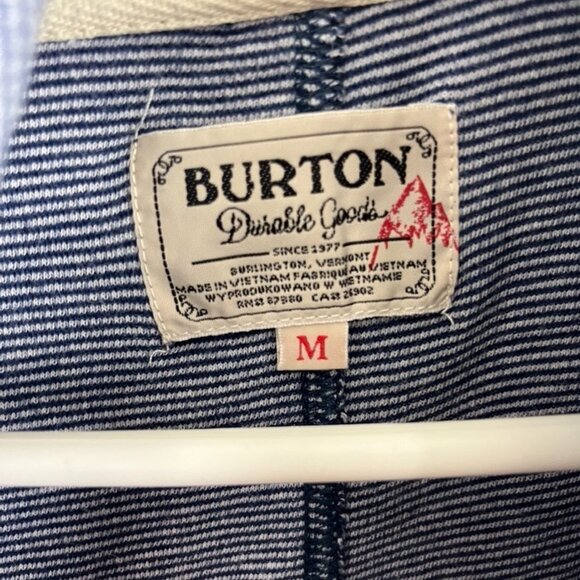 Burton Striped Cowl-Neck Kangaroo-Pocket Top - Picture 5 of 7